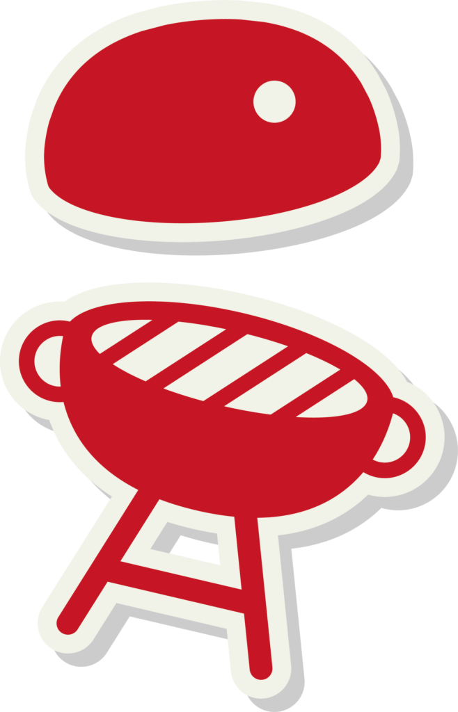 Barbecue stel